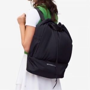 Beyond Yoga Black Gym Bag Backpack